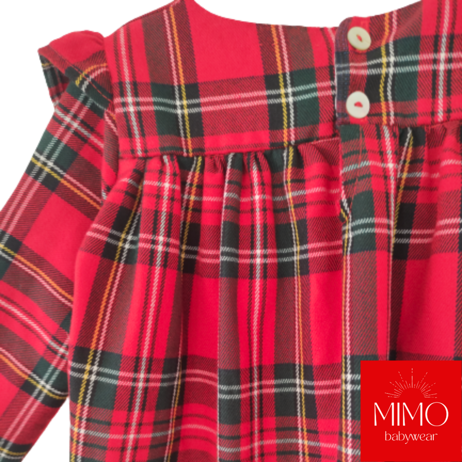 Vestido cuadro escocés (tartán). - 4